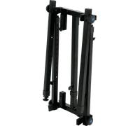 Quik Lok Support multifonction WS/421 réglable pour claviers, pianos numériques et mixeurs, noir