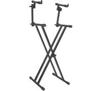 T22 Stand Clavier X Double avec Deux Niveaux