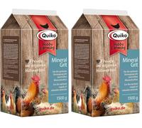 Quiko Hobby Farming - Grit minéral avec silice gastrique 1.500 g - pour Poules, cailles et volailles - Apport Optimal en minéraux - avec silice gastrique supplémentaire pour Une Bonne Digestion