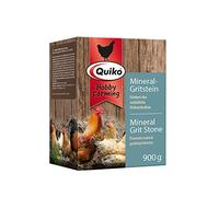 Quiko Hobby Farming Pierre de Grit minérale 900g - Pierre à picorer pour Poules, cailles & volailles - avec de précieux Oligo-éléments - Favorise Le comportement de picage