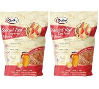 Quiko Special R Nourriture aux œufs Rouge 1kg - Nourriture aux œufs pour Toutes Les espèces d'oiseaux à Fond Rouge (Lot de 2)