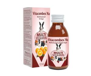 Quiko Vitacombex NA 125ml - jus multivitaminé pour rongeurs - pour Un apport Optimal en vitamines