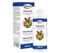 Quiko Vitamine B 100ml - Combinaison hautement efficace de vitamines B pour oiseaux d'ornement et pigeons voyageurs - Pour la prévention des troubles de la croissance et des troubles nerveux