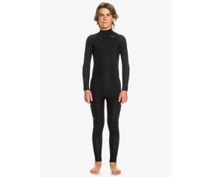 Quiksilver - 4/3mm Boy's Everyday Sessions Chest Zip - Combinaison de surf enfant Black - 12