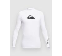 Quiksilver Eqywr03357 All Time Long Sleeve Rash Guard Blanc 2XL Homme