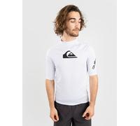 Quiksilver Rash guard All Time – Lycra manches courtes – Blanc – 2XL Homme