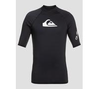 Quiksilver All Time Uv Short Sleeve Rash Guard Noir XS Homme