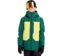 Veste à capuche Quiksilver Ambition 20K vert foncé jaune enfant - 12