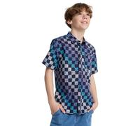 Quiksilver Apero Classic - Chemise Manches Courtes - Garçon Enfant 8-16 Ans - 14 - Bleu