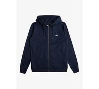 Quiksilver Sweat zippé à capuche Basic garçon – Navy Blazer – 10 Ans EU