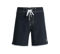 QUIKSILVER Boardshorts 'Original Scallop 18' noir / blanc, Taille L-XL