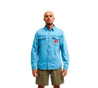 Quiksilver Bom Marley Uprising Long Sleeve Shirt Bleu L Homme