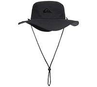 Quiksilver Bushmaster Chapeau de Brousse pour Protection Contre Le Soleil, Bord Souple, pour Homme, Noir/Gris, L/XL
