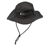 Quiksilver Bushmaster Chapeau de protection solaire avec visière moue, pour homme, noir, L/XL
