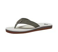 Quiksilver Carver Nubuck M Tongs Homme, Gris, Blanc, Gris, 47 EU
