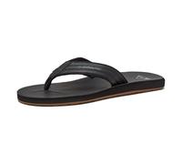 Quiksilver Carver Nubuck, Tongs. Homme, Solide Noir, 43 EU