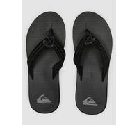 Quiksilver Homme Carver Suede Core Sandale, Noir 1, 47 EU