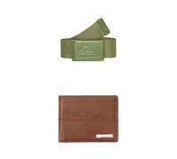 Quiksilver - Ceinture Principal Schack + Portefeuille Stitchy pour Homme