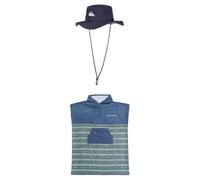 Quiksilver - Chapeau Bushmaster Protection Soleil + Poncho de Surf Hoody Towel pour Homme