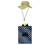 Quiksilver - Chapeau Bushmaster Protection Soleil + Poncho de Surf Hoody Towel pour Homme