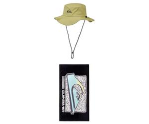 Quiksilver - Chapeau Bushmaster Protection Soleil + Serviette de Plage Freshness Towel