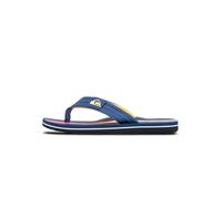 QUIKSILVER Chaussures ouvertes 'Molokai Layback' bleu marine / orange clair / rose clair, Taille 35