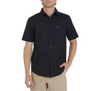 Quiksilver Chemise décontractée à Manches Courtes en Coton tissé de qualité supérieure pour Homme, Eclipse, S