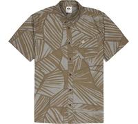 Quiksilver - Chemise en coton - Forkhill SS Shirt Grape Leaf Nat Geo pour Homme en Coton - Taille L - Kaki Kaki L