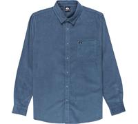 Quiksilver - Chemise en velours côtelé - Smoke Trail Cord Shirt China Blue pour Homme en Coton - Taille S - Bleu Bleu S