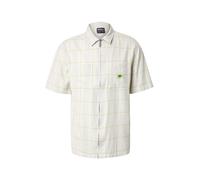 QUIKSILVER Chemise fonctionnelle 'MERCURY' gris clair / vert clair / blanc, Taille XS
