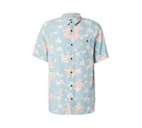 QUIKSILVER Chemise 'Safe Paradise' aqua / rose clair / blanc, Taille XS