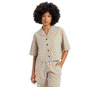 QUIKSILVER Chemisier 'Beach Ready' saphir / orange / blanc, Taille XS