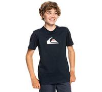 Quiksilver™ Comp Logo - T-Shirt ,Garçon , Bleu (Navy Blazer), 14 Ans