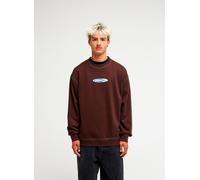 Quiksilver - Sweat en coton recyclé - Disk Crew Java en Coton - Taille L - Bordeaux Bordeaux L