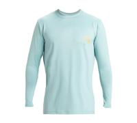 Quiksilver DNA Bubble Logo - T-Shirt de Surf à Manches Longues UPF50 - Homme - S - Bleu