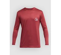 Quiksilver Dna Surf Tee Ls Longsleeve Lycra rouge M