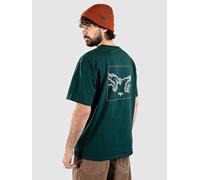 T-shirt Quiksilver Electric Connection manches courtes vert forêt - M