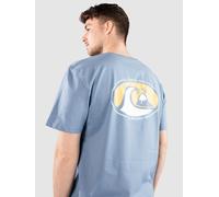 Quiksilver Ev Flower Chaos T-Shirt bleu S