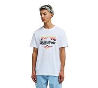 Quiksilver EV Horizon Fade - T-Shirt à Manches Courtes - Homme - L - Blanc