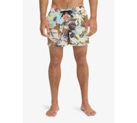 Quiksilver - Everyday Printed Volley 15 - Short de bain homme Bone White Interact Floral - M - Entrejambe 15"