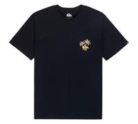 T-shirt Quiksilver Evo Learning From Nature manches courtes noir blanc beige - L