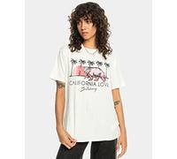 Quiksilver Femme California Love T shirt, Salt Crystal, S EU