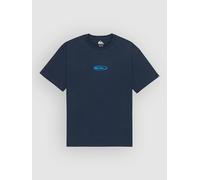 Quiksilver Flowers Surfing Short Sleeve T-shirt Bleu S Homme