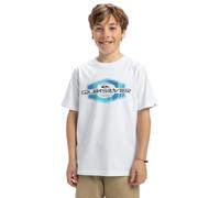 Quiksilver Garçon Ev Locked Up YTH T-Shirt, Blanc, 12 Ans EU