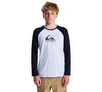 Quiksilver Garçon Ev Omni Logo Raglan Ls YTH T-Shirt, Athletic Heather, 12 Ans EU