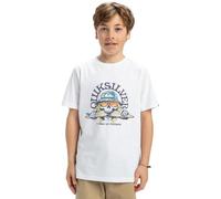 Quiksilver Garçon Ev Skull Feast YTH T-Shirt, Blanc, 10 Ans EU