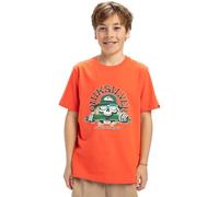 Quiksilver Garçon Ev Skull Feast YTH T-Shirt, Tigerlily, 10 Ans EU