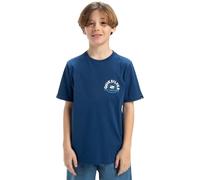 Quiksilver Garçon Ev Summer Road YTH T-Shirt, Estate Blue, 10 Ans EU