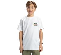 Quiksilver Garçon Ev Sunny Palms YTH T-Shirt, Blanc, 10 Ans EU
