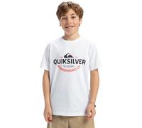 Quiksilver Garçon Ev Typed Out YTH T-Shirt, Tigerlily, 12 Ans EU